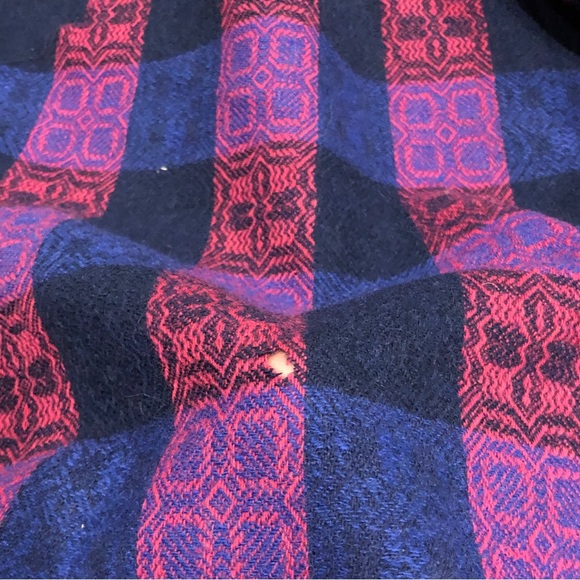 VTG Pendleton Skirt 12 Purple Plaid 100% Virgin Wool Pockets Long 60s 70s - Picture 13 of 13